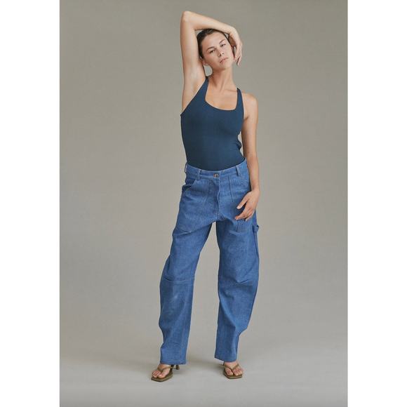 Acacia Bodywear MINNIE Bodysuit - Horizon Ribbed Racerback  - Size Large - NWT - Picture 6 of 9